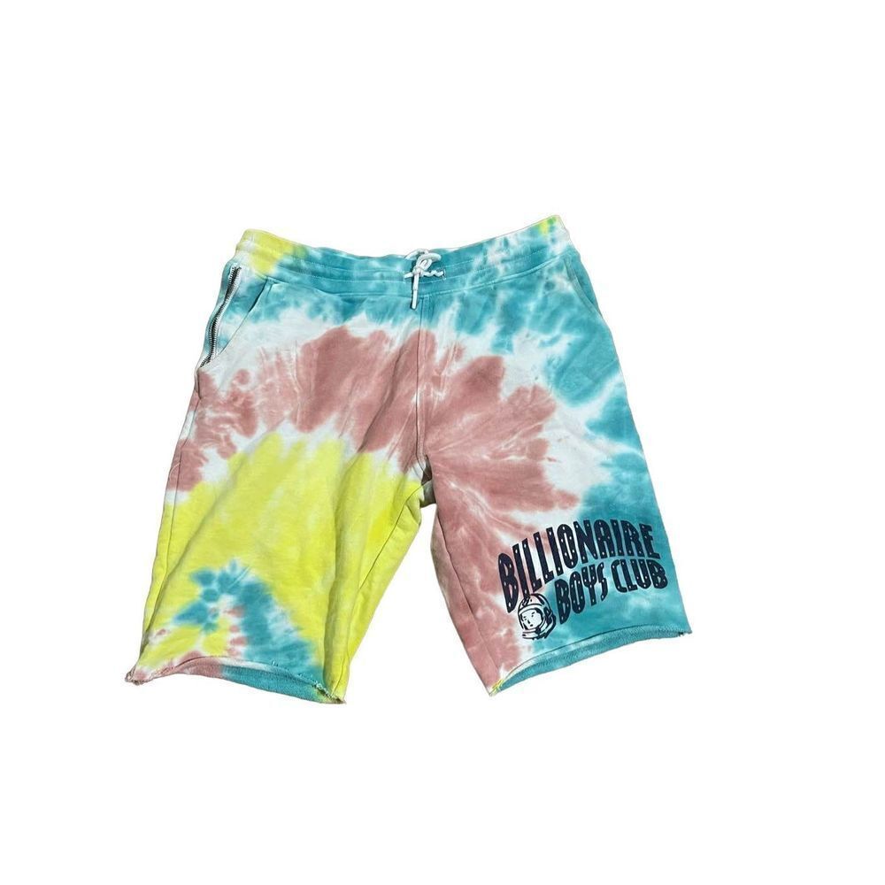Billionaire Boys Club Tie Dye Spellout Rare Sweat Shorts men size large
